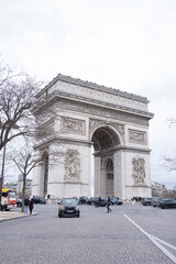 Fotografía del arco de triunfo de francia