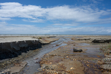 Whispers of the Sea: A Tranquil Beach at Saint-Frieux, Neufch&acirc;tel-Hardelot, France