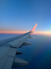 Fototapeta premium wing of airplane