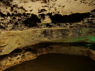 Natural Cave Near the Lake of the Ozarks in MO