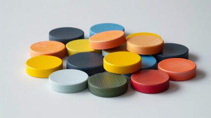 Attractive dissolvable vitamin discs, modern design, and vibrant colors