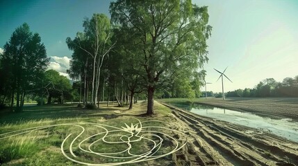 Protect the planet and its resources through sustainable practices, such as agriculture, renewable energy, and teamwork.