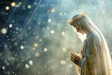 An apparition of the holy Virgin Mary.