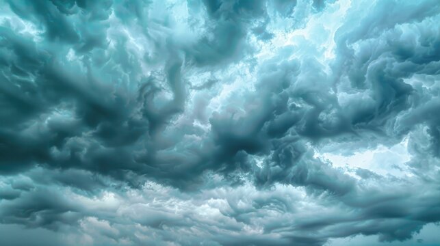 Cloudy Sky with Glooming Storm Clouds