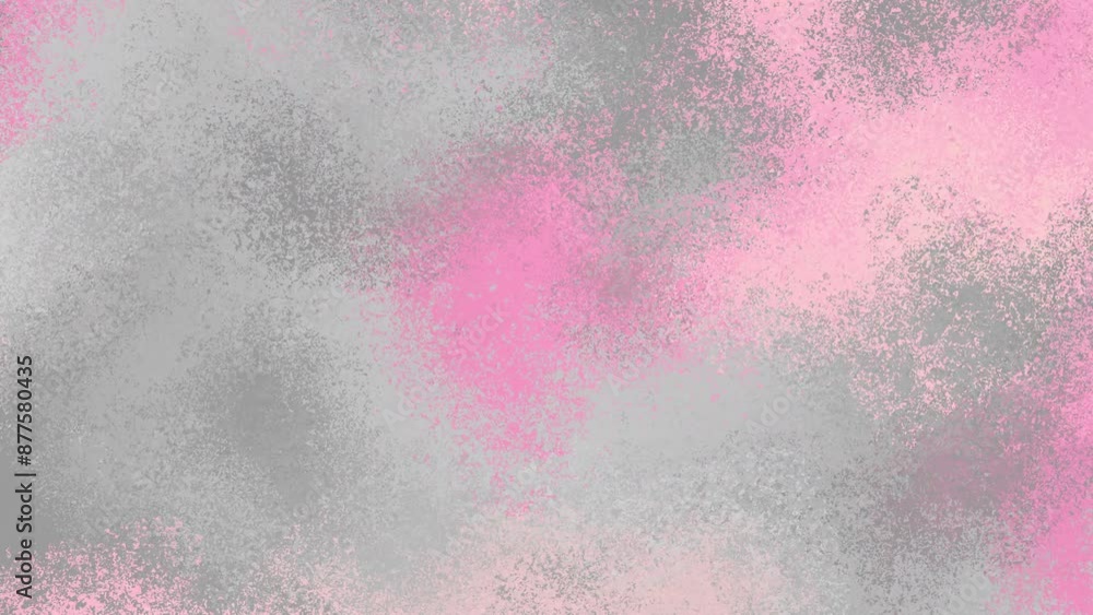 Fototapete Seamless colorful abstract background with rough grain for loop playback. Dynamic bright splash with grainy grains on black abstract background