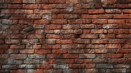Obraz premium red brick texture background,generated with AI. High quality photo