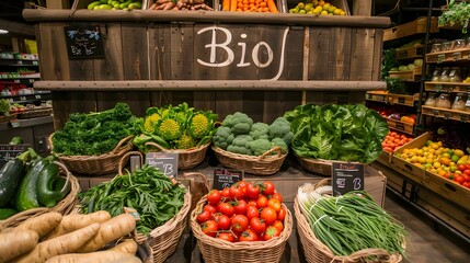 Assorted fresh vegetables on a dark background, vibrant colors, healthy food concept. food...