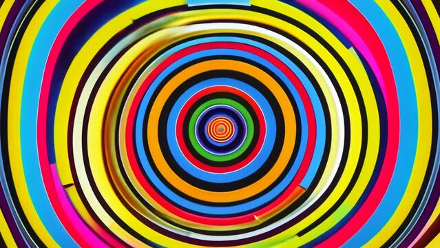 abstract colorful spiral