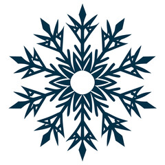 Minimalist Snowflake Border Enhance Your Winter Designs