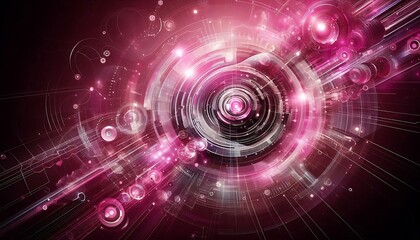 Fototapeta premium Abstract technology background. Big data digital background. 3d rendering.Generative AI
