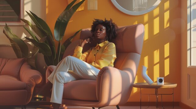 Influencer Endorsing [Product Name] in a Stylish, Modern Setting
