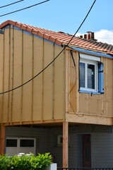 Extension de maison sur pilotis
