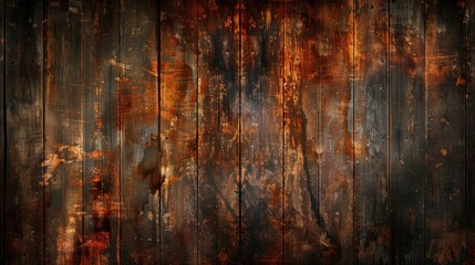 A wooden background with a lot of splatters and stains