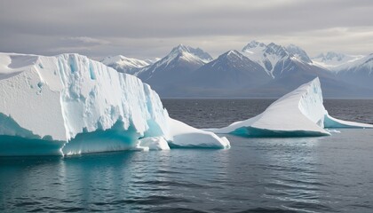 Arctic Sky: The Science of Melting Icebergs and Global Warming in 3D Rendering