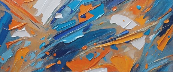 Intricate textured wall art with generative AI brushstrokes in vibrant colors