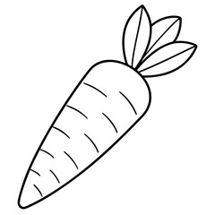 Carrot Vector Illustration: Detailed and High-Quality Carrot Design