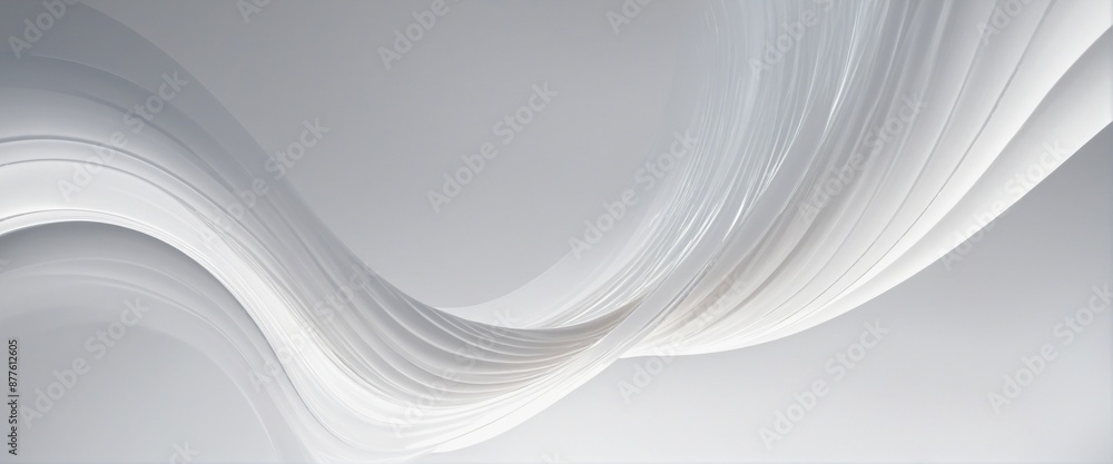 Poster modern abstract white design background with futuristic shape and light elements