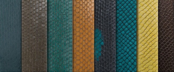 Abstract Snake Skin Texture Wallpaper Collection in Various Colours and Textures