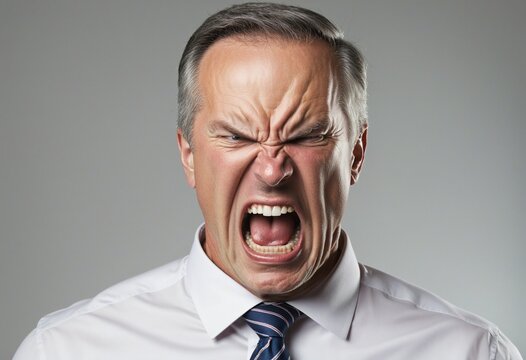 Outrageous conservative American man spews misogynistic, violent screams in a patriotic rant