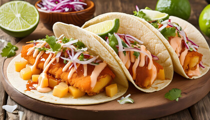 Mexican fish tacos