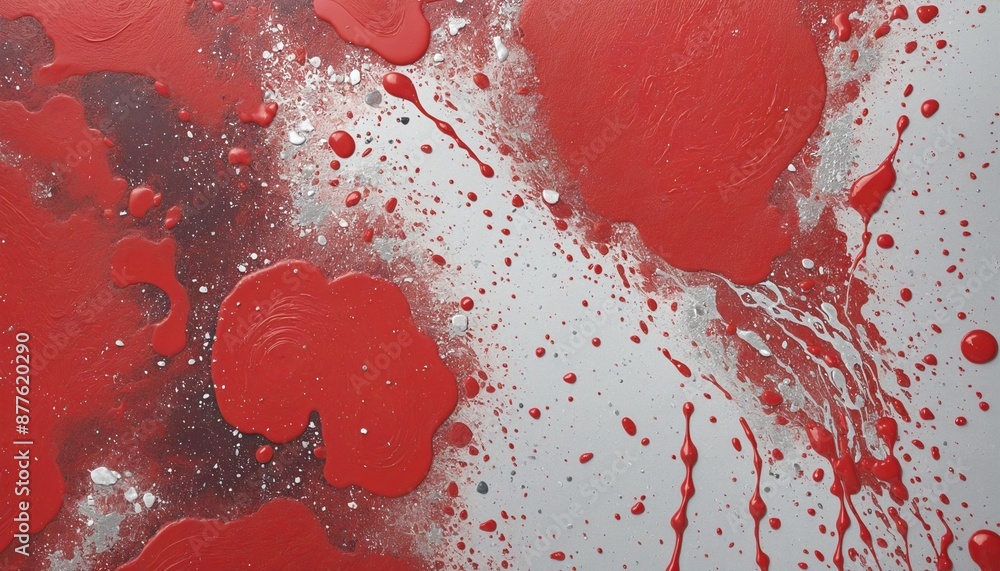 Poster vibrant red abstract texture artwork with artistic design and bright patterns