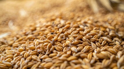 Obraz premium A pile of grain with a lot of small grains