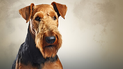 A brown and black dog with a soft, curious expression, perfect for pet-related projects, especially those focused on loyalty and companionship. 
