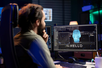 IT professional pleasantly surprised after managing to have conversation with artificial...