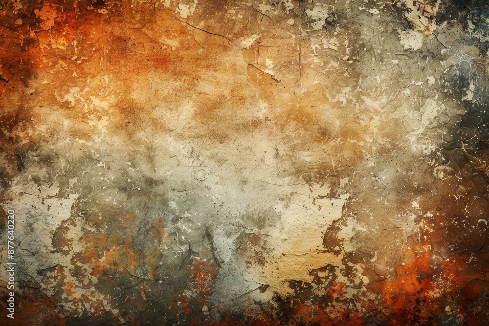 Poster grungy textured background with distressed elements for an edgy vibe