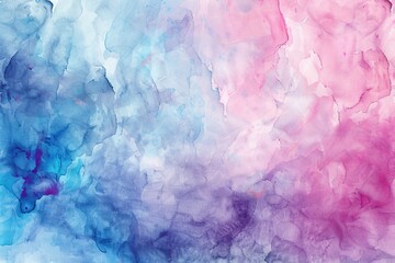 Fototapeta premium Dreamy watercolor background with soft washes of paint in pastel hues