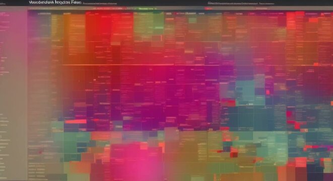 A heat map showing the change in hospital readmission rates after implementing a predictive analytics system 4k animation