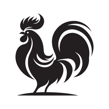 recommend clip art: Chicken silhouette vector illustration