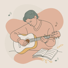 a-flat-illustration-of-a-musician-composing-a-song