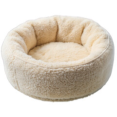 Cozy Pet Bed Mockup for Home and Pet Stores on transparent background
