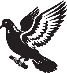 pigeon vector art illustration design