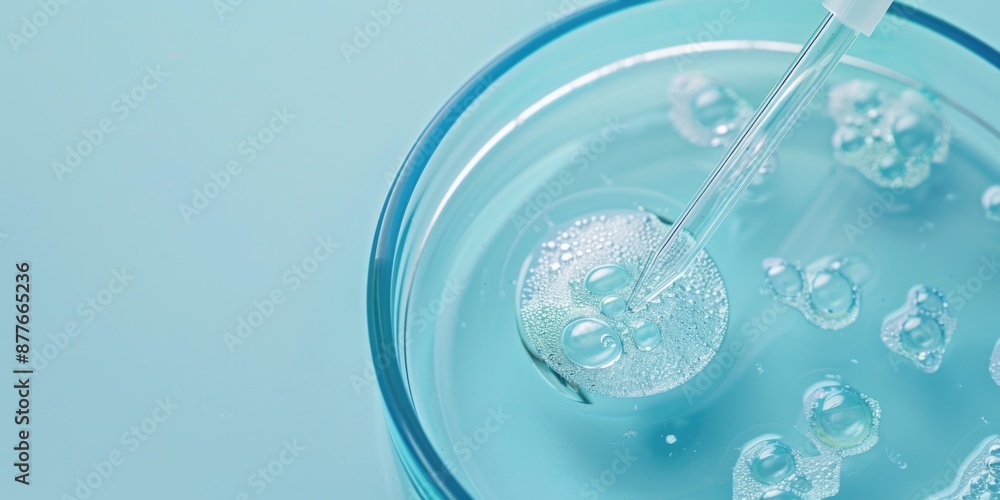 Poster a glass filled with liquid with a spoon stuck in, suitable for use as a prop or background element