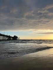 Obraz premium pier sunset
