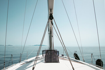 Yachting at Koufonisia , Cyclades , Greece.