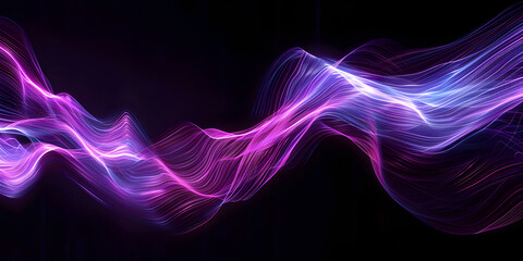 Obraz premium Dynamic Coloured Streak on Dark Background