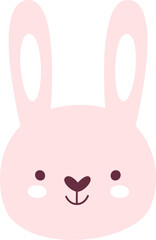 Rabbit Cartoon Face