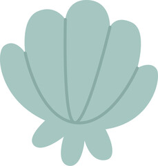 Sea Shell Hand Drawn