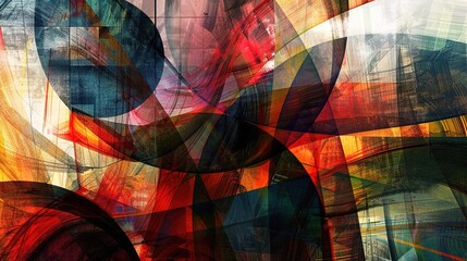Fototapeta premium Ethical Dilemmas in Social Media - Abstract Representation with Explanatory Space