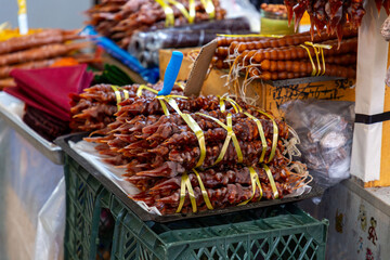 Kutaisi Central Market or the Green Bazaar in the city center of Kutaisi, Imereti, Georgia