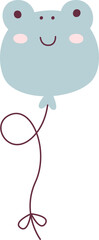 Cute Frog Face Balloon