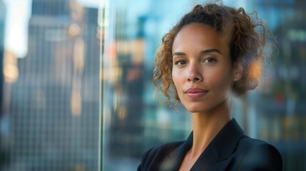 Obraz premium Portrait of a powerful business woman / Women in Tech