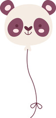Cute Panda Face Balloon
