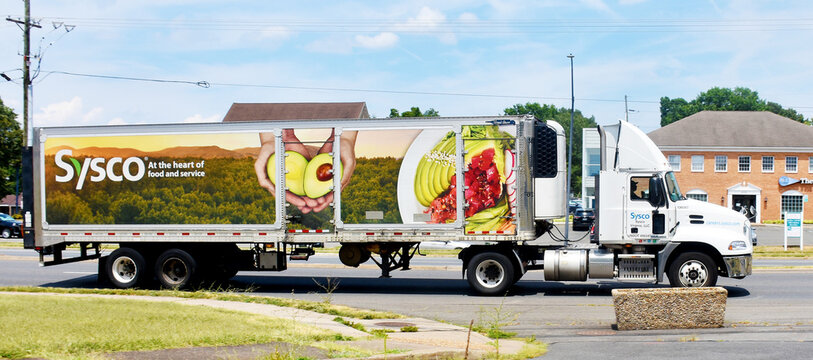 Sysco (Systems and Services Company) Truck, Virginia, USA