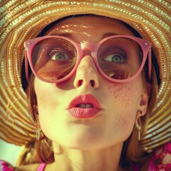 funky and cool crazy summer look