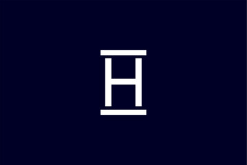 Letter H logo design vector reality free image editable template 
