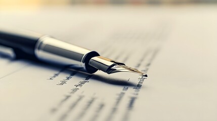 Signing business contract, signing contract, business agreement